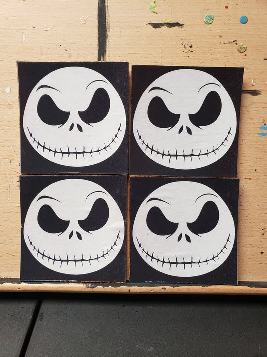 Jack Skellington coasters