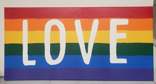 "LOVE" painting