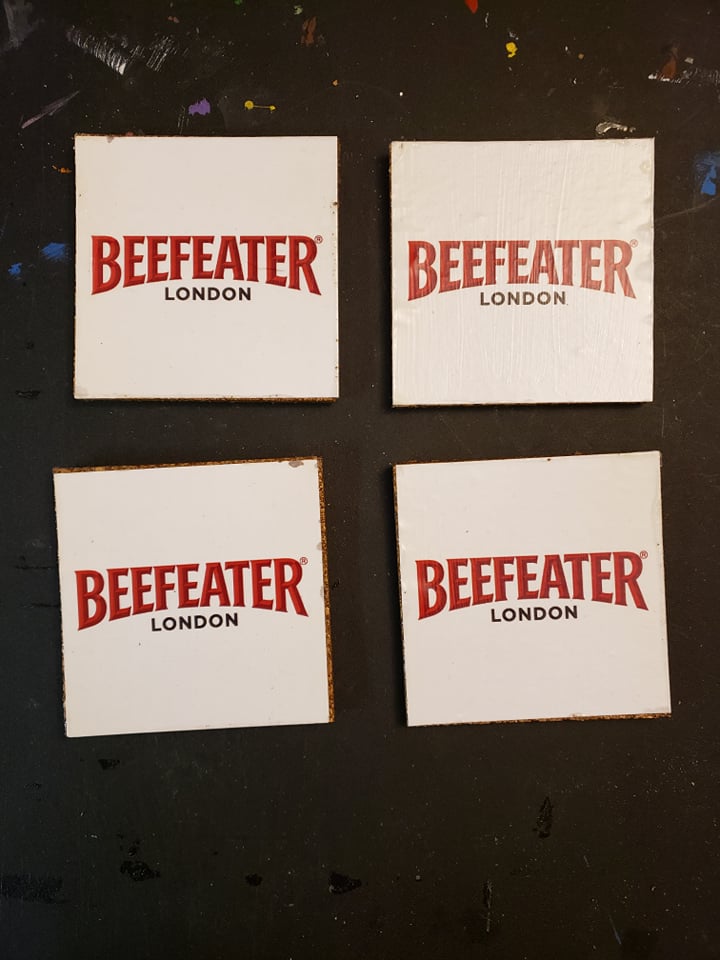 Beefeater Gin coasters