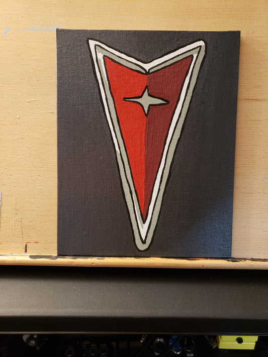 Pontiac Emblem with Gray