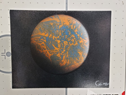 Orange and Blue Planet