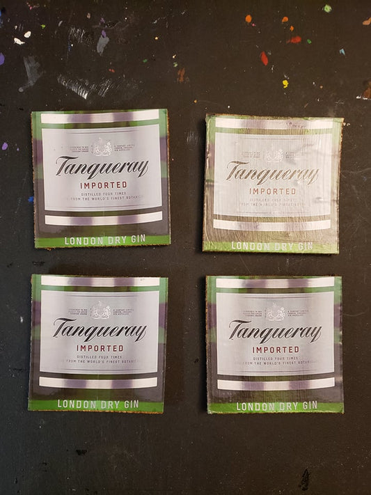 Tanqueray Gin coasters