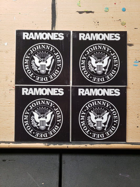 Ramones coasters