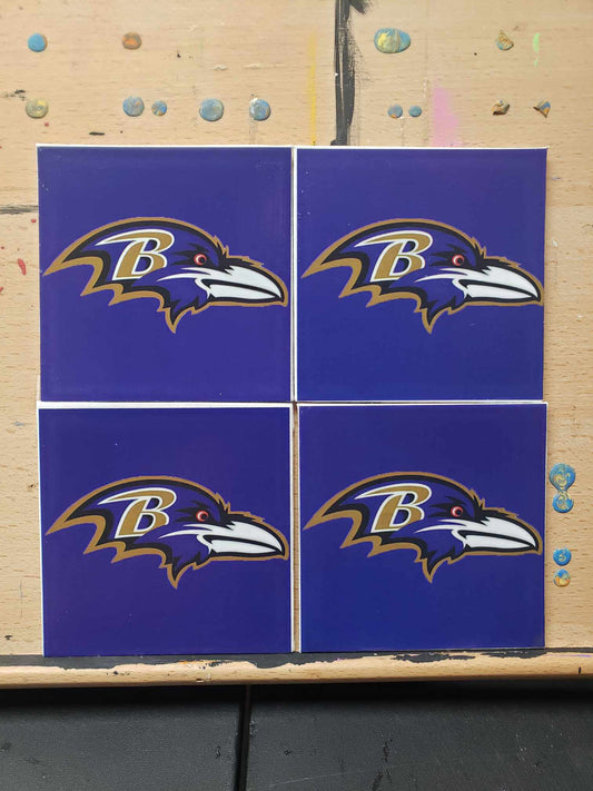 Baltimore Ravens coasters