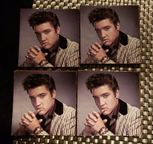 Elvis Presely coasters