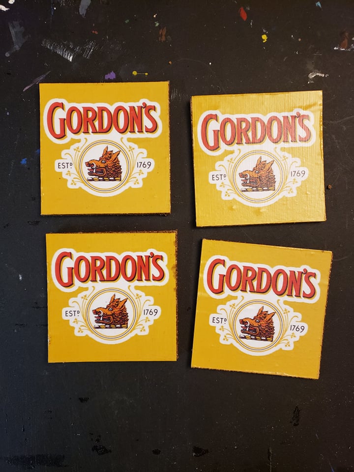 Gordons Gin coasters
