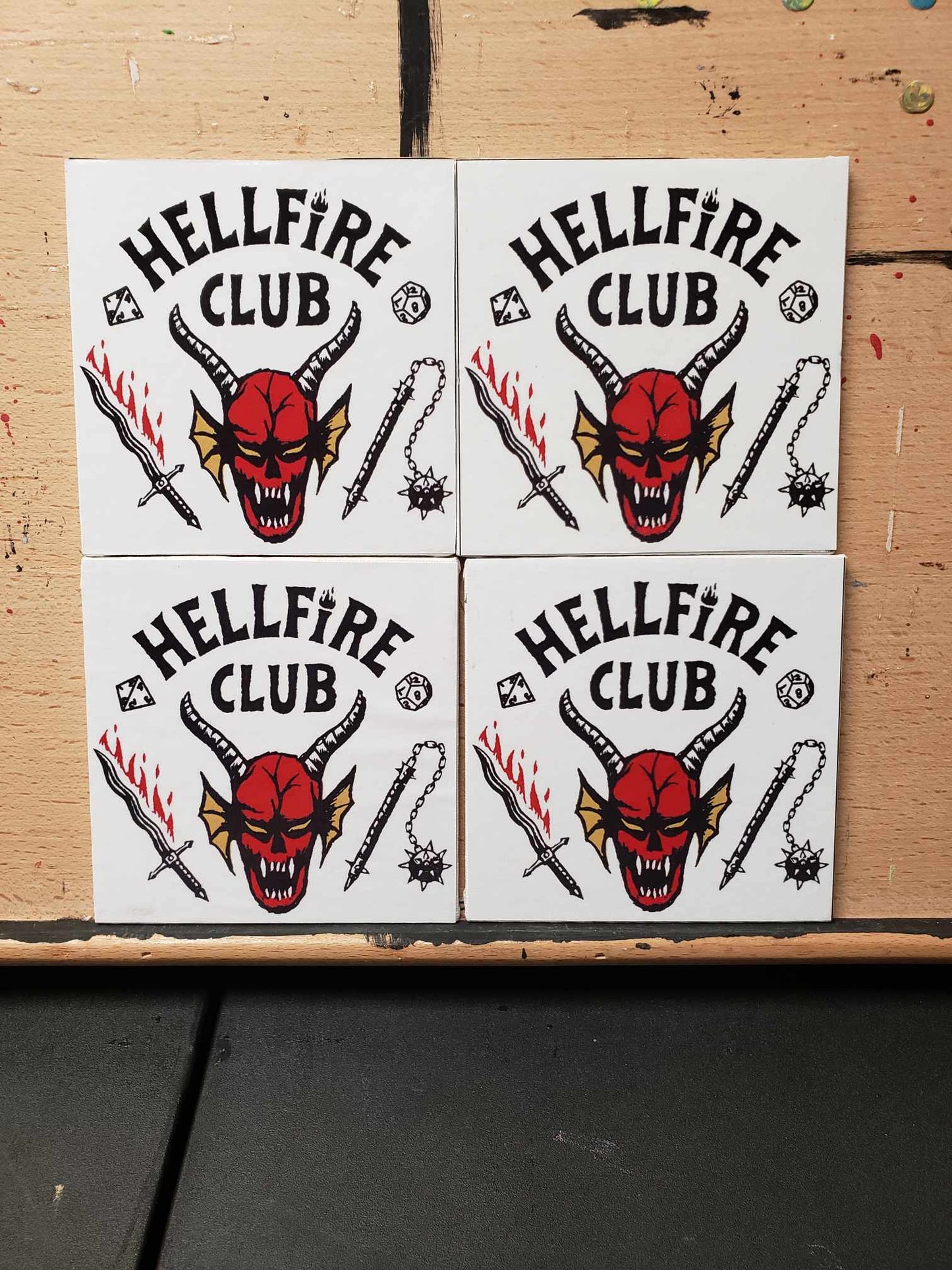Hellfire Club coasters