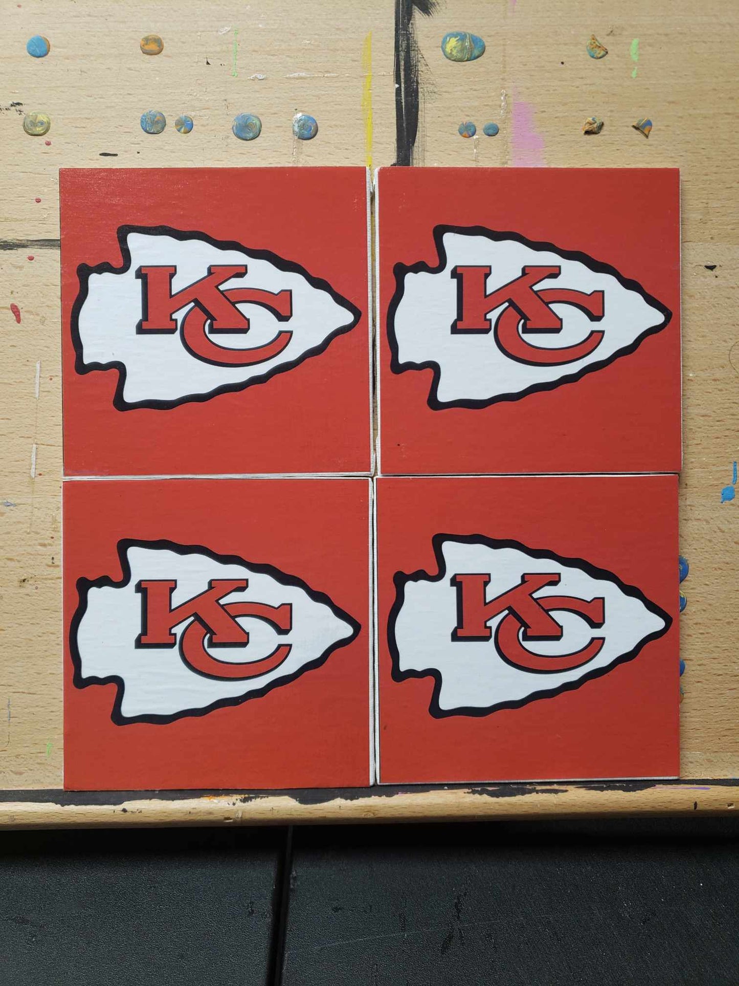 Kansas City Chiefs coasters