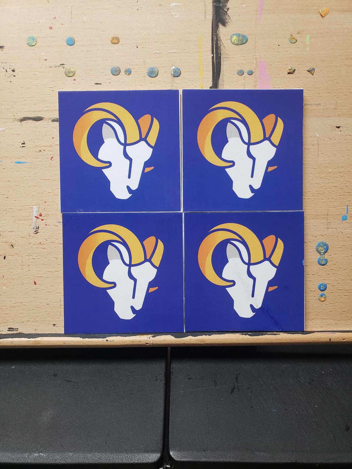 Los Angeles Rams coasters