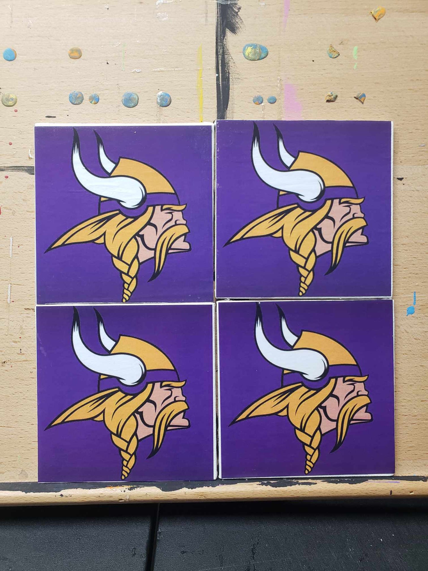 Minnesota Vikings coasters