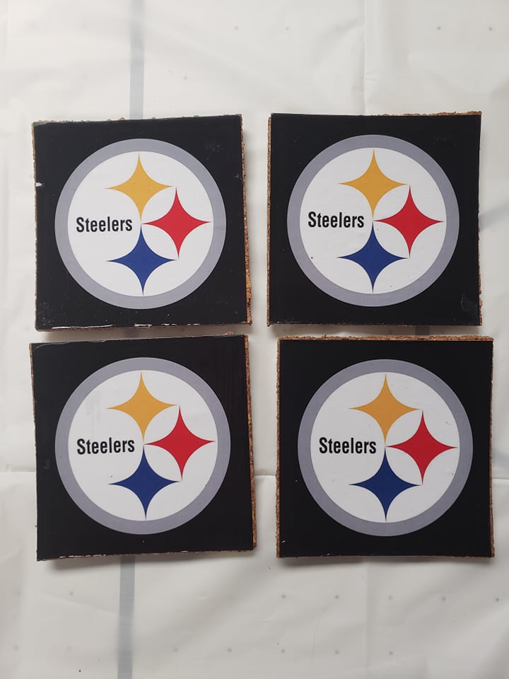 Pittsburgh Steelers coasters